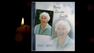 Memorial Presentation - Mary Louise Smith
