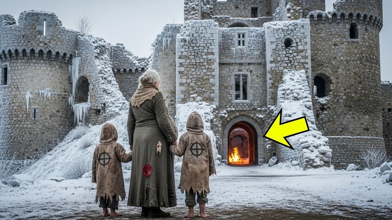 VIUDA EMBARAZADA encuentra un CASTILLO CONGELADO, y al entrar descubre un FUEGO ETERNO que…