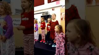 Emma's pre-k Christmas Program 12-22-17