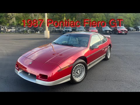 1987 Pontiac Fiero GT Startup, Walkaround and full tour!