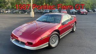 1987 Pontiac Fiero Gt Startup, Walkaround And Full Tour