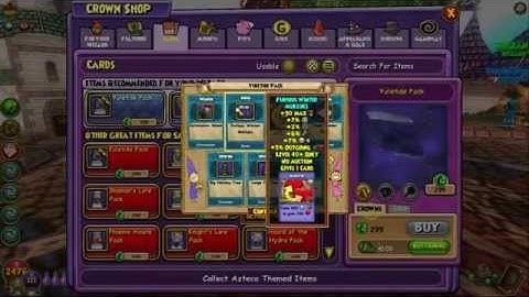 Opening Yuletide Packs! Wizard101