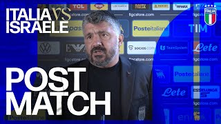 Gattuso: “Ringraziamo i tifosi di Udine” | Italia-Israele 3-0 | Qualificazioni Mondiale 2026