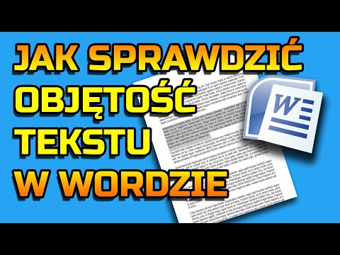 Wideo: Jak Sprawdzić Liczbę Znaków W Tekście?