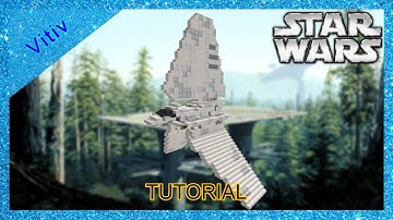 Star Wars Imperial Lambda Shuttle in Minecraft - 1:1 Scale - Tutorial