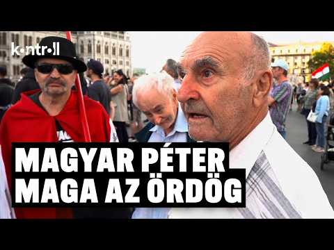 „Viktornak megnőtt a hasa, kicsit lelassult, de Magyar Péter maga az ördög”| Tüntetés a parlamentnél