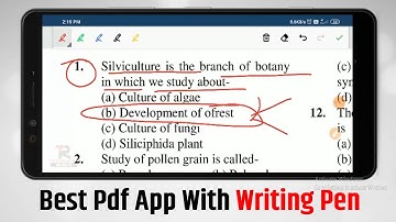 Best Android App for educational video | Pdf writing software for mobile phone