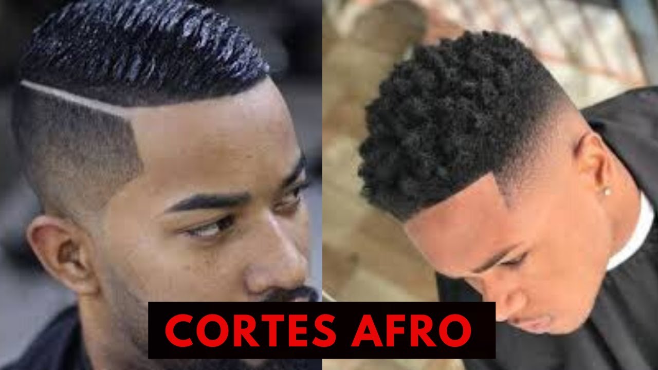 corte de cabelo masculino degrade afro