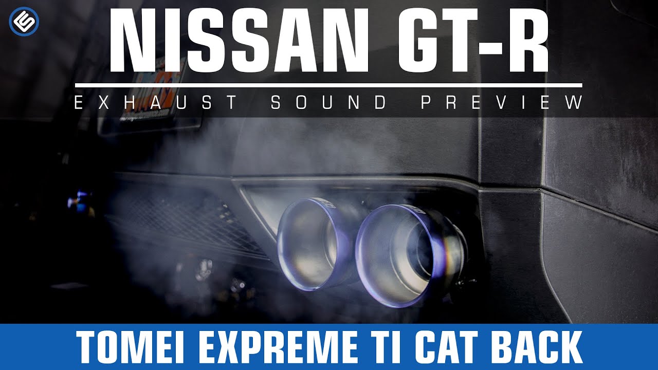 Tomei Expreme Ti Cat Back Exhaust - Nissan GT-R R35 Exhaust Video - YouTube