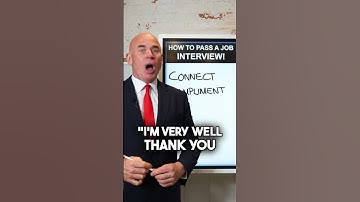 HOW TO IMPRESS IN A JOB INTERVIEW! #jobinterview #interviewtips