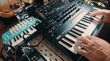 Moog DFAM + Arturia Microbrute SE + Minilogue XD  Analog Jam