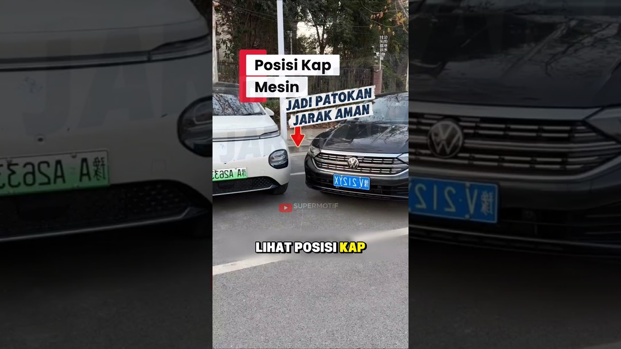 Tips Patokan Jarak Aman dengan Posisi Kap Mesin 🚘#tipsmengemudi