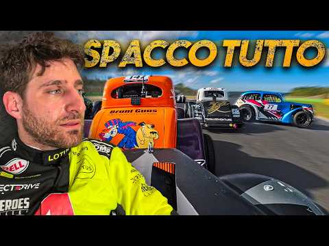 BASTA ADESSO SPACCO TUTTO NON NE POSSO PIÙ - Legends Cars Vallelunga Gara 1+2
