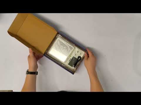 Кухонні ваги для кухні зважування їжі електронні точні в грамах з таймером до 10 кг на батарейках, видео 1