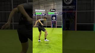 Control Clash: Amateur Takes on Pro in High-Speed Ball Control Challenge😎 #challenge #footbot
