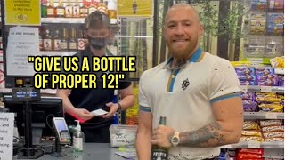 McGregor buys his own booze from liquor store...