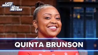 Quinta Brunson Talks Abbott Elementary and Getting Picked Up by Jason Kelce