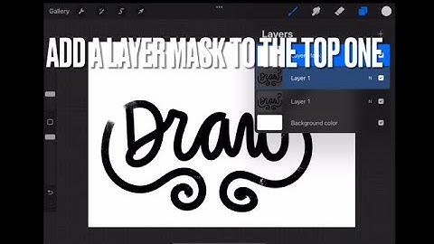 Animate with layer masks in Procreate