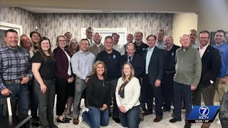 Omaha Crime Stoppers honors KETV's Rob McCartney for his contributions throughout his career