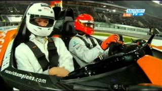 Michael Schumacher vs. Tom Kristensen AMAZING FINISH Race of Champions 2011