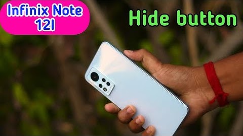 How To Hide Navigation Button In Infinix Note 12i, Hide Back Button Setting In Infinix Note 12i,