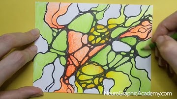 NeuroGraphica beginners, art meditation, drawing NLP stress release PTSD Neurotangle Neurographics