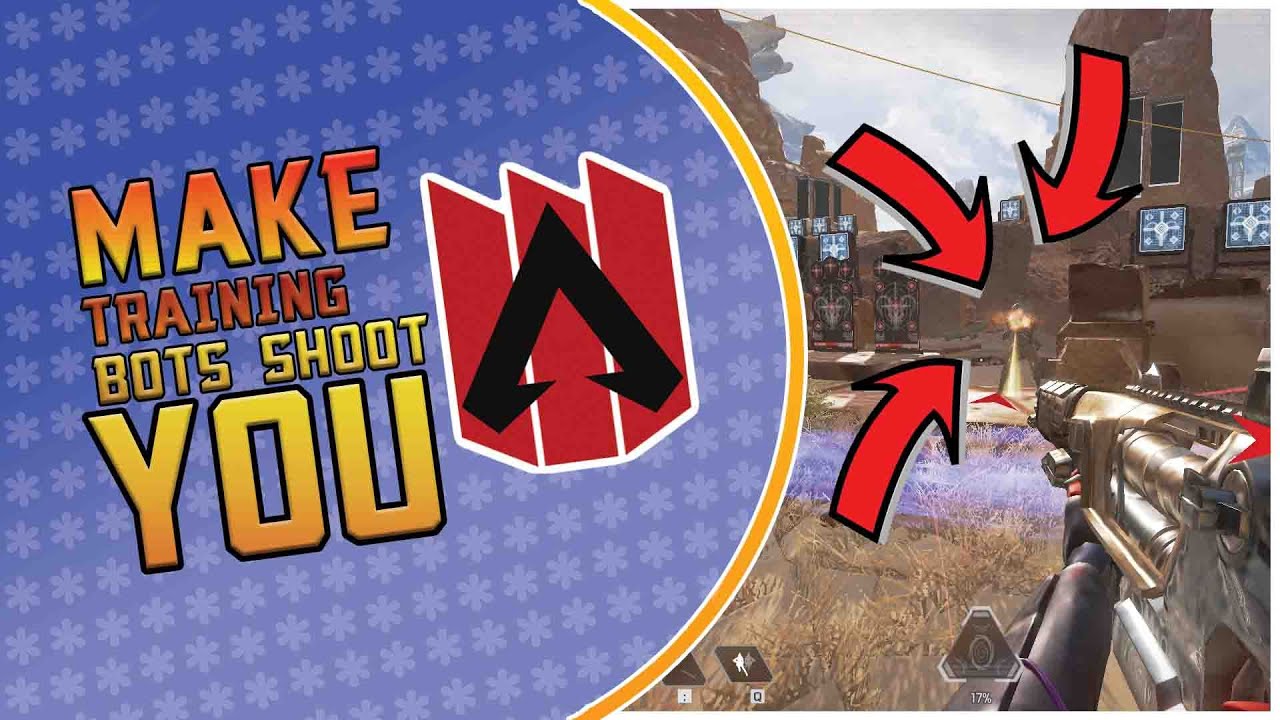 Make training bots shoot YOU!! || Apex Legends quick tuorial...