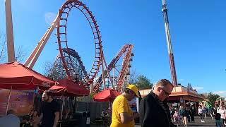 Flashback Roller Coaster - Six Flags New England (Off Ride)