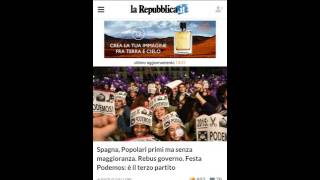 Quotidiani Italiani Android Application v2 screenshot 1