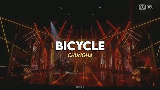 bicycle - chungha easy lyrics video♪♪