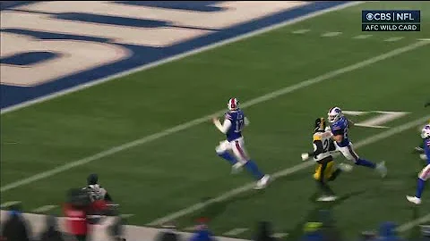 Josh Allen EXPLOSIVE 52 Yard Touchdown Run 🔥 | Steelers vs Bills 2024 AFC Wild Card