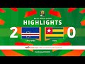 Cape Verde 🆚 Togo | Highlights - #TotalEnergiesAFCONQ2023 - MD2 Group B