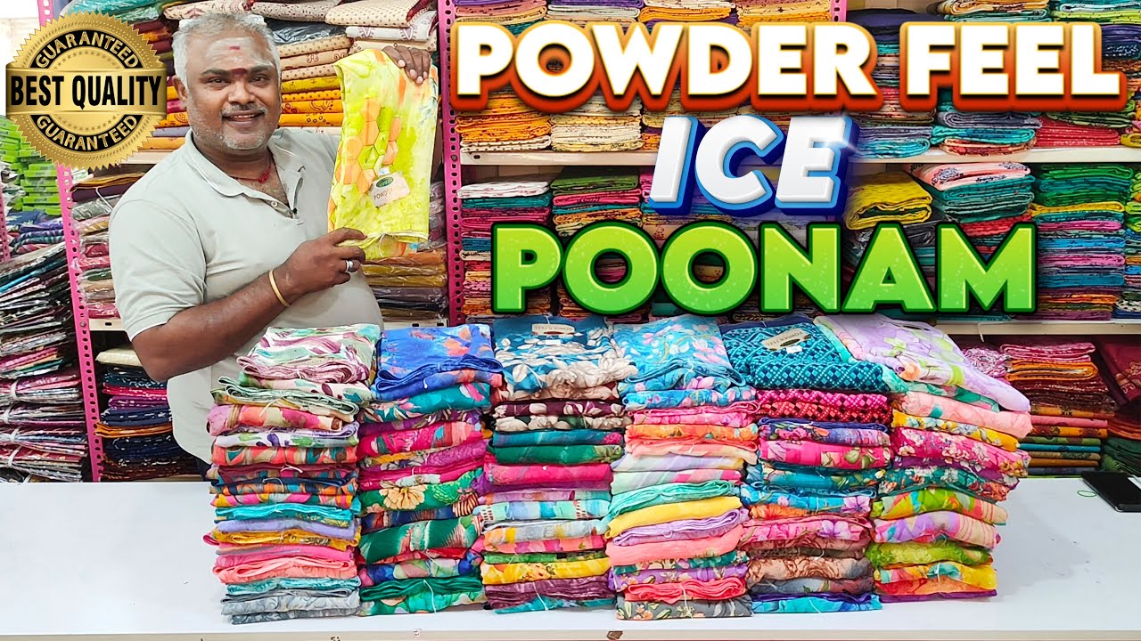 New Arrival Powder Feel ICE Poonam Sarees Collection | KLMN Fashion |