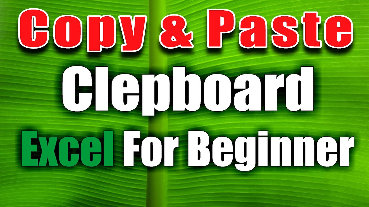 Master Copy and Paste in Excel! π Quick and Easy Tips & Tricks - YouTube