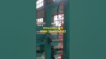 Plastic bi oriented netting double stretch netting deer fence production line