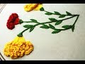 Hand embroidery designs flower design | Stitch for flower design