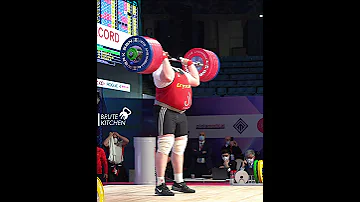 New World Record Lasha Talakhadze Clean And Lerk 267 Kg 2021 World Weightlifting Championships 