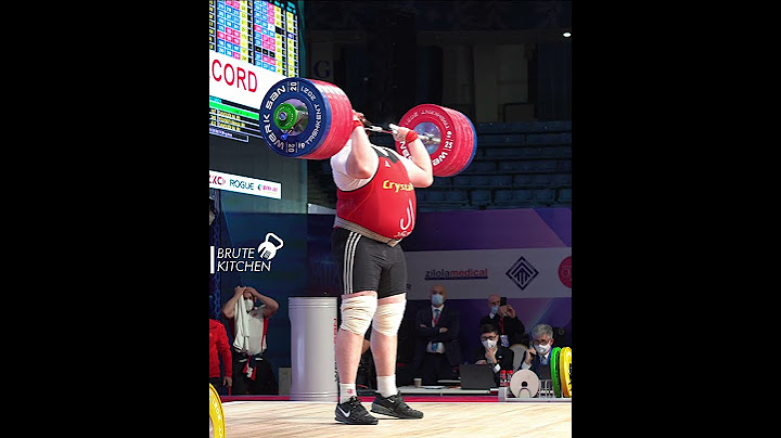 new world record Lasha Talakhadze clean and lerk 267 kg | 2021 World Weightlifting Championships