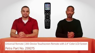 Universal Remote MX-1200 200-Device Touchscreen Remote with 2.4" Color LCD Screen