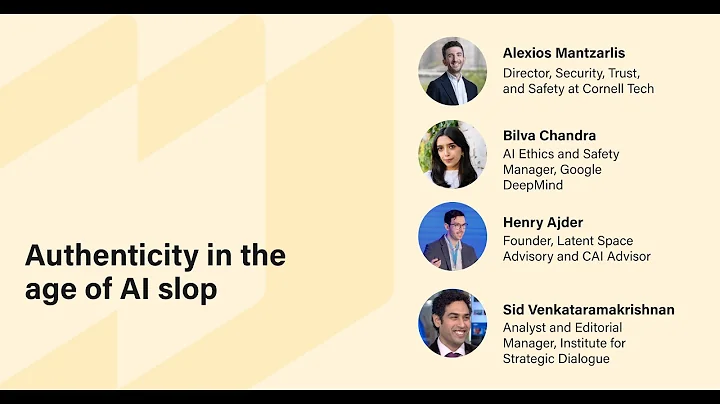 Authenticity in the age of AI slop