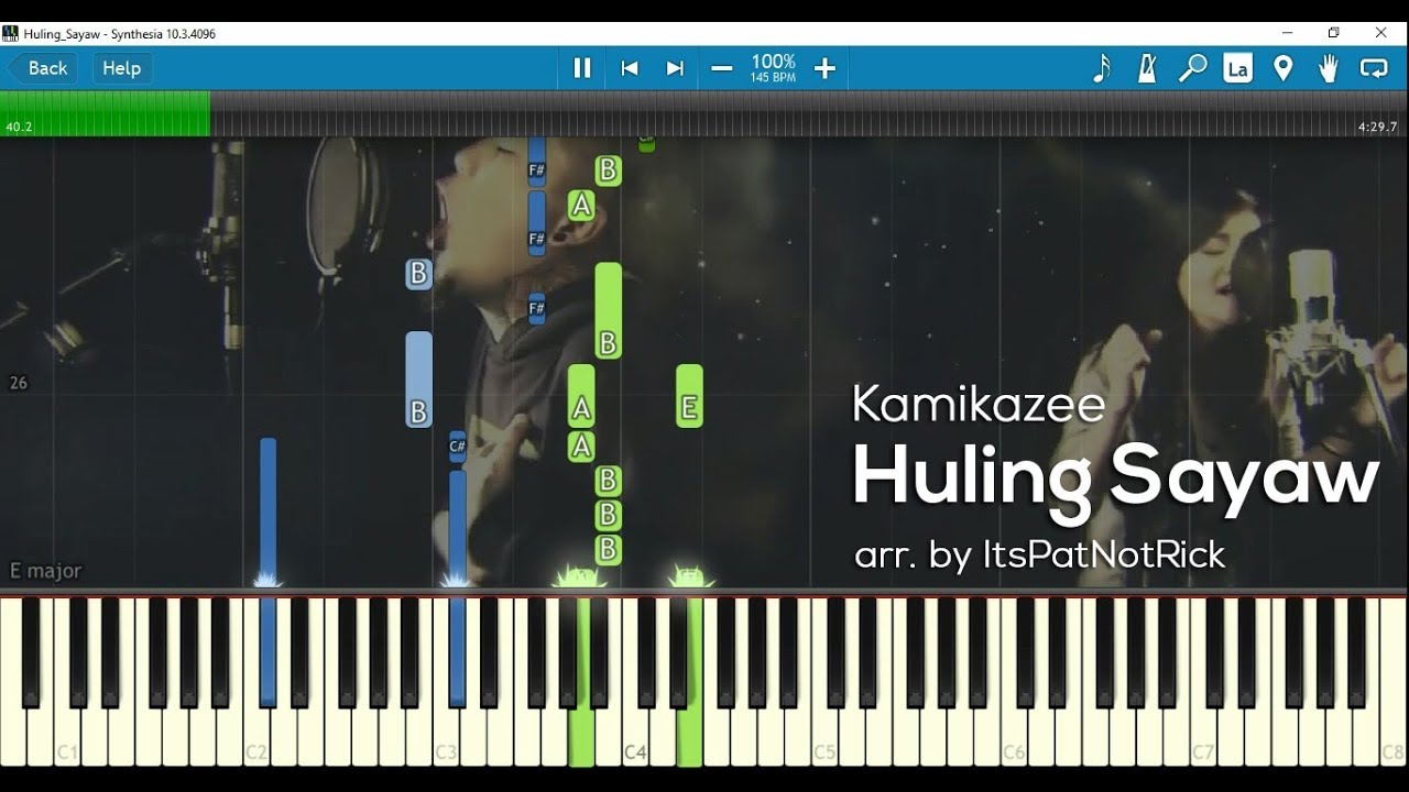 Kamikazee Huling Sayaw Piano Arr By Itspatnotrick W Sheet Music By The Flaming Piano