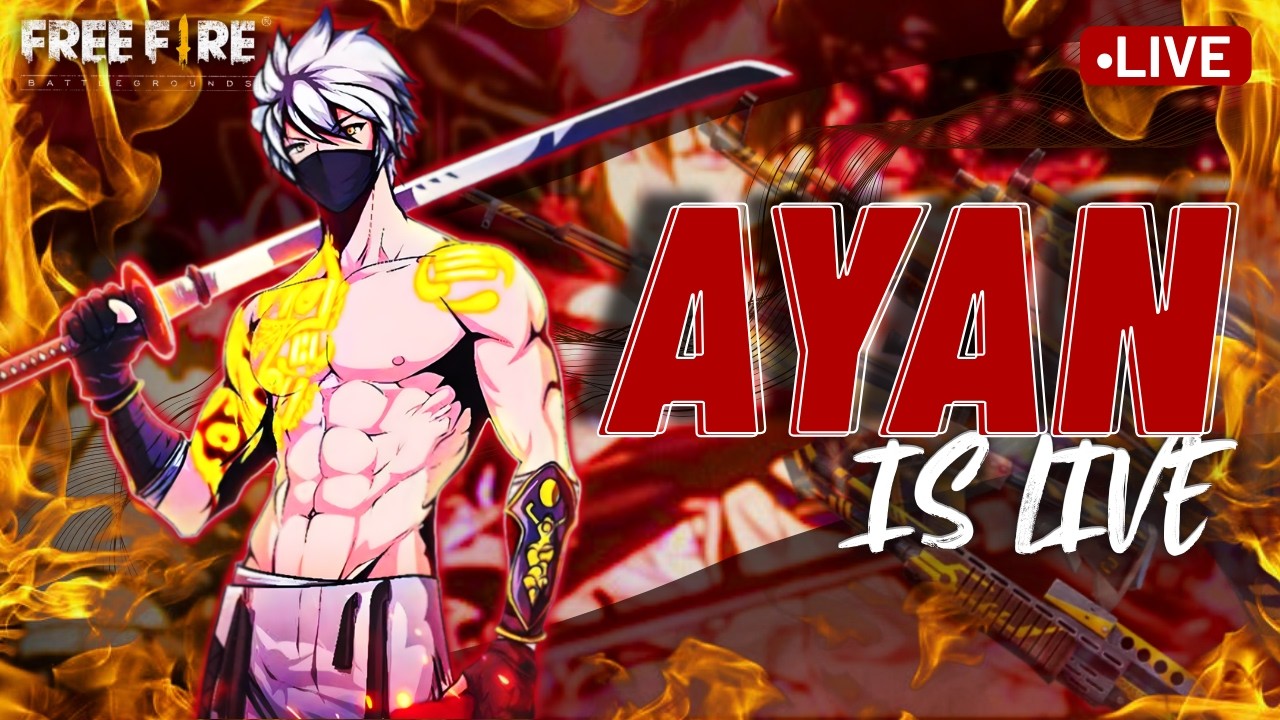 🔴[LIVE] FREE FIRE CUSTOM OR BR AND CS RANK PUSH || AYAN GAMING 06 # ...