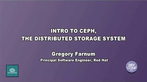 Intro to Ceph the Distributed Storage System