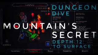 Vampire's Fall: Origins - Dungeon Dive - MOUNTAIN'S SECRET (Depth 12 to Surface)