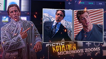 FicTic Rotation Microwave Zooms Tutorial | Alight motion in Mobile🗿