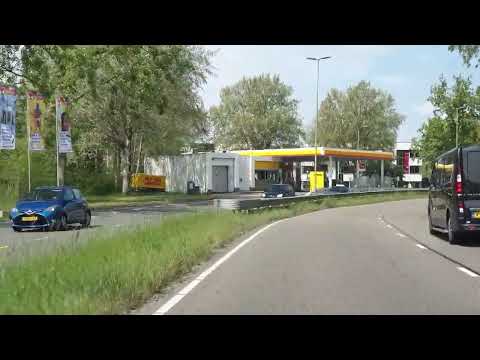 Dashcam Beelden Gouda: Q Park Nieuwe Markt »Houtmansgracht »Spoorstraat »Goudse Poort»A12.