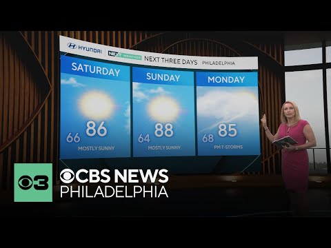 Sunny and calm weekend in Philadelphia area; storms kick off next week | NEXT Weather