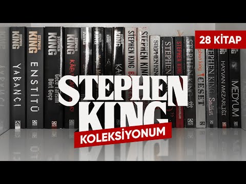 STEPHEN KING Koleksiyonum | Hangi kitabıyla başlamalıyım? En sevdiğim kitabı ne? | 28 Kitap