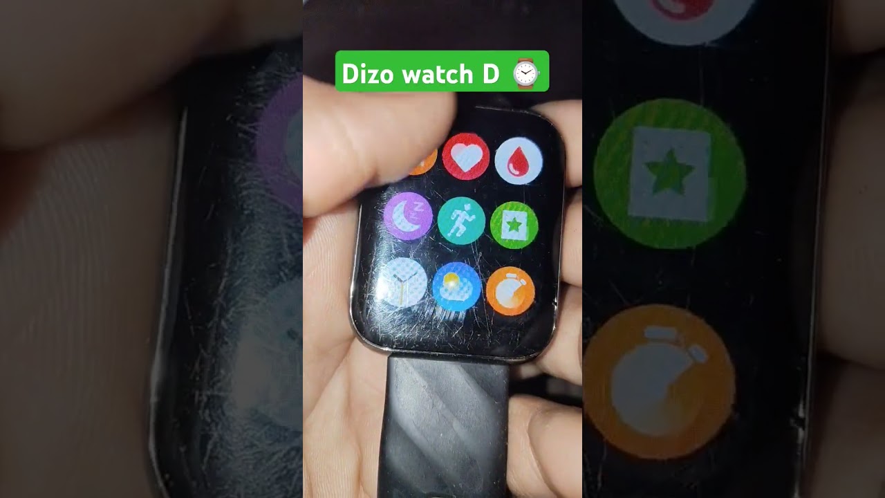 Dizo watch D me setting