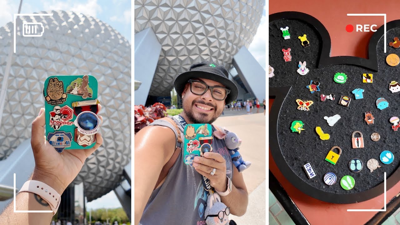 Searching For Real Disney Pins Around EPCOT - May 2025 - YouTube